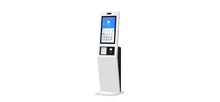 High-Performance Android/Windows Self-Service Kiosk with QR Code & Credit Card Payment | Slim Digital Signage Ordering Terminal